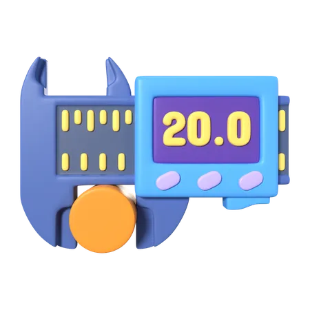 Vernier Calipers  3D Icon