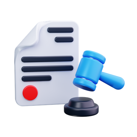 Verordnung  3D Icon