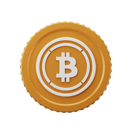 Verpackter Bitcoin WBTC  3D Icon