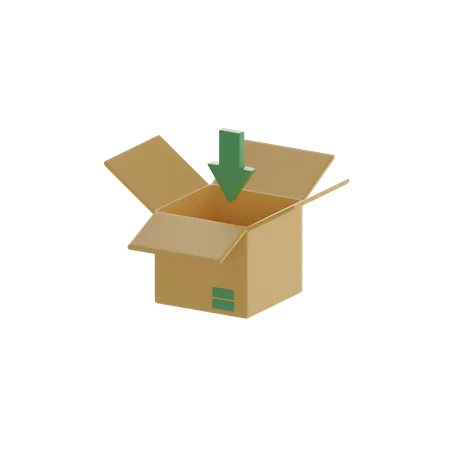 Verpackung  3D Icon