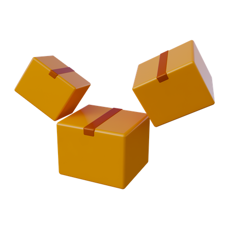 Verpackungskartons  3D Icon