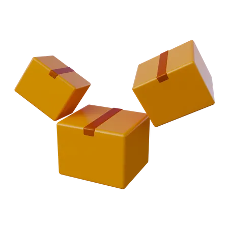 Verpackungskartons  3D Icon