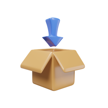 Verpackungsprozess  3D Icon