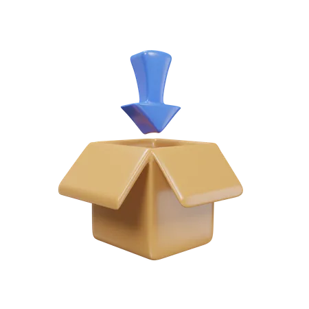 Verpackungsprozess  3D Icon