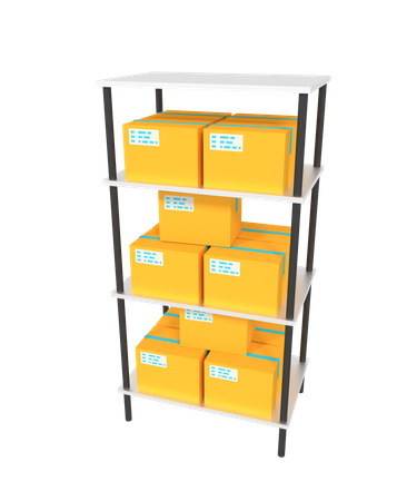 Packständer  3D Icon