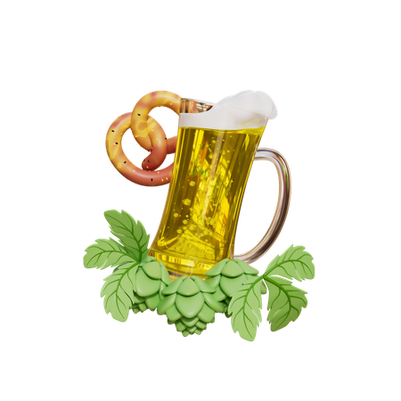 Verre à bière  3D Icon