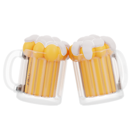 Verre à bière  3D Icon