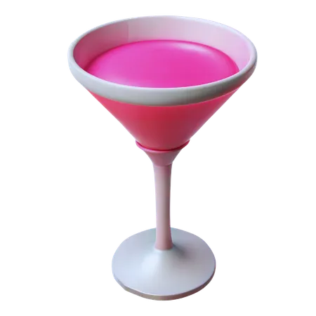 Verre à Cocktail  3D Icon