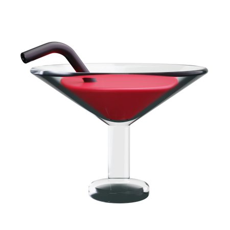 Verre à Cocktail  3D Icon