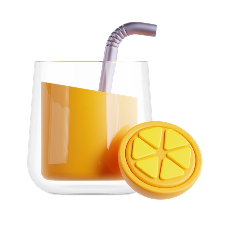 Verre de jus  3D Icon