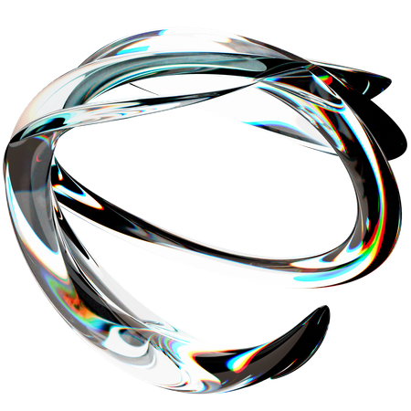 Verre abstrait  3D Icon