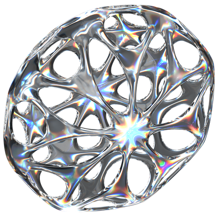 Verre abstrait  3D Icon