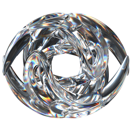 Verre abstrait  3D Icon