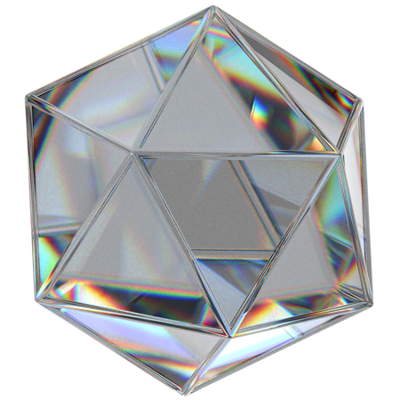 Verre, résumé  3D Icon