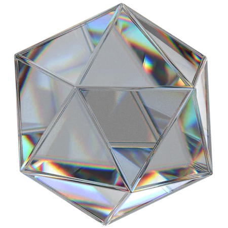 Verre, résumé  3D Icon