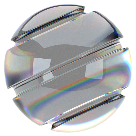 Verre, résumé  3D Icon