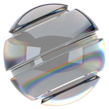 Verre, résumé  3D Icon