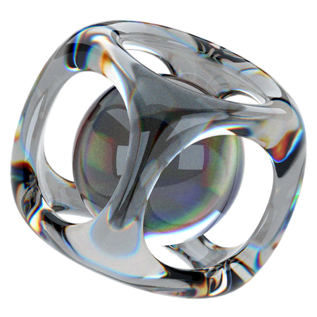 Verre, résumé  3D Icon