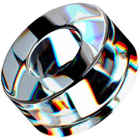 Verre cercle sacré  3D Icon