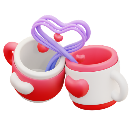 Verre d'amour  3D Icon