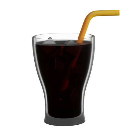 Verre de coca  3D Icon