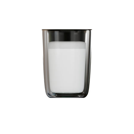 Verre de lait  3D Icon