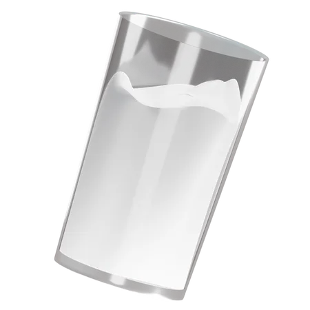 Verre de lait  3D Icon