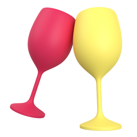Verre de vin  3D Icon