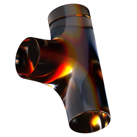 Forme abstraite en verre  3D Icon