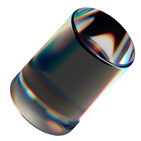 Forme abstraite en verre  3D Icon