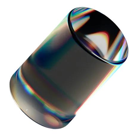 Forme abstraite en verre  3D Icon