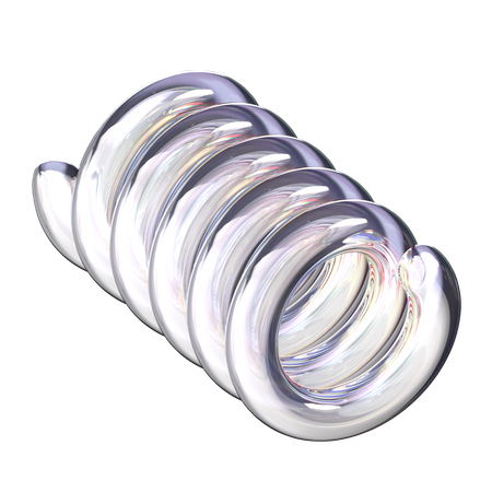 Verre en spirale  3D Icon