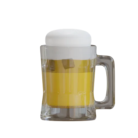 Verres à bière  3D Icon