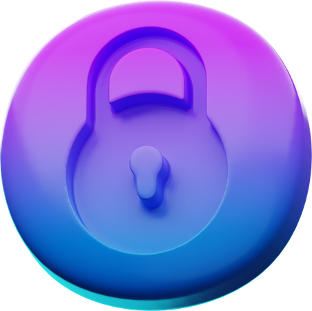Verrouillage  3D Icon