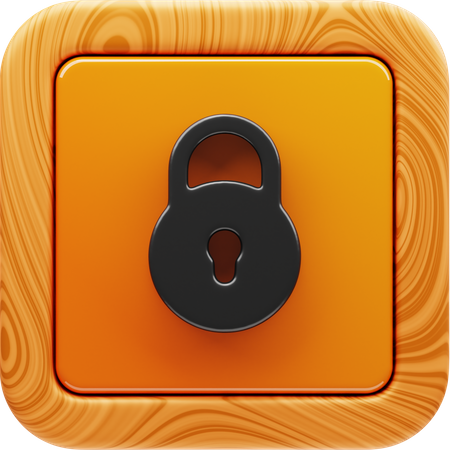 Verrouillage  3D Icon