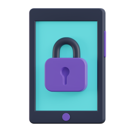 Verrouillage du téléphone  3D Icon
