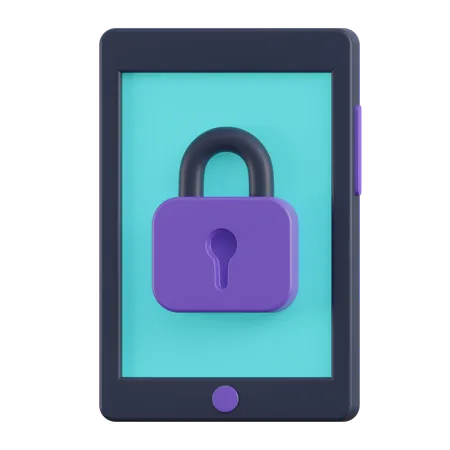Verrouillage du téléphone  3D Icon