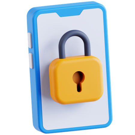 Verrouillage du téléphone  3D Icon