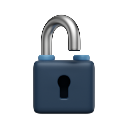 Verrouiller Déverrouiller  3D Icon