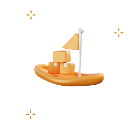 Versand  3D Icon