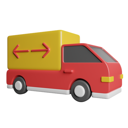 Versand-LKW  3D Icon