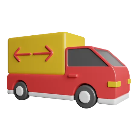 Versand-LKW  3D Icon