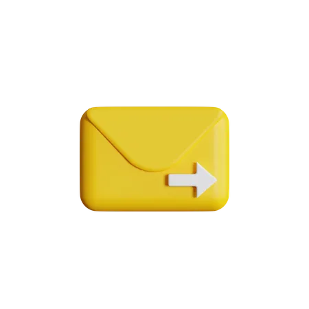 E-Mail verschieben  3D Icon