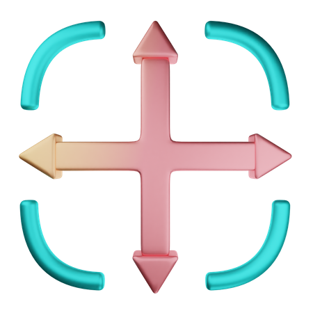 Werkzeug „Verschieben“  3D Icon