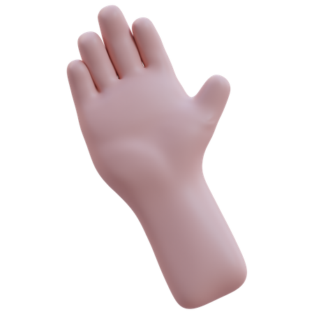 Verschwendung von Handbewegungen  3D Icon