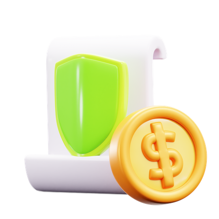 Versicherungsinvestition'  3D Icon