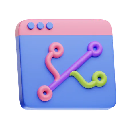 Version Control  3D Icon