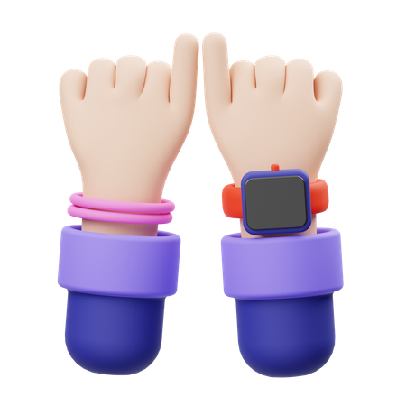 Versprechen Handbewegung  3D Icon