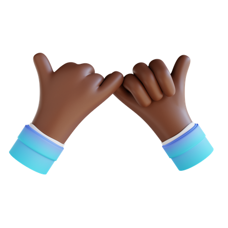 Versprechen Handbewegung  3D Icon
