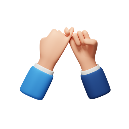 Versprechen Handbewegung  3D Icon
